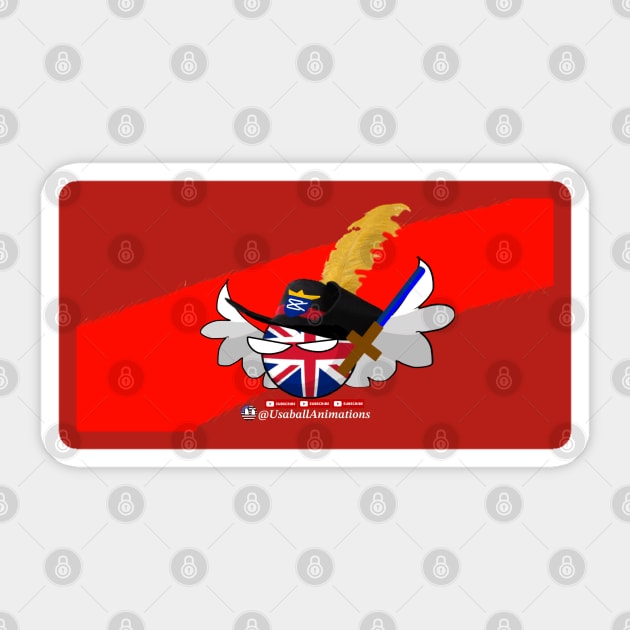 The True British Empire Sticker by Usaball.Shop